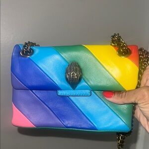 Kurt Geiger London Kensington Mini Multicolor Chain Shoulder Bag